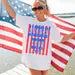 American Hobrancdney patriotic short sleeve tee