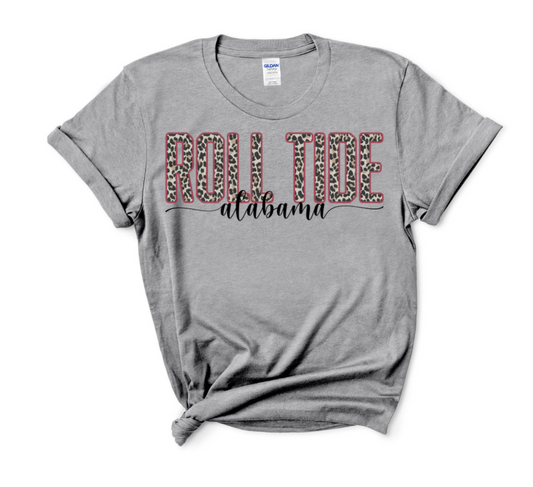 Roll Tide Alabama graphic shirt - 4 little hearts