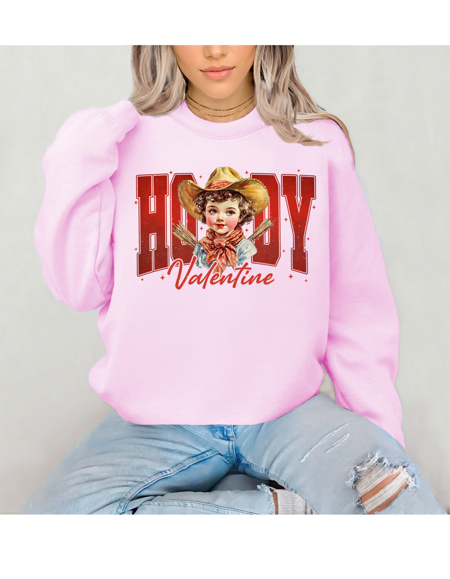 Howdy valentine crewneck