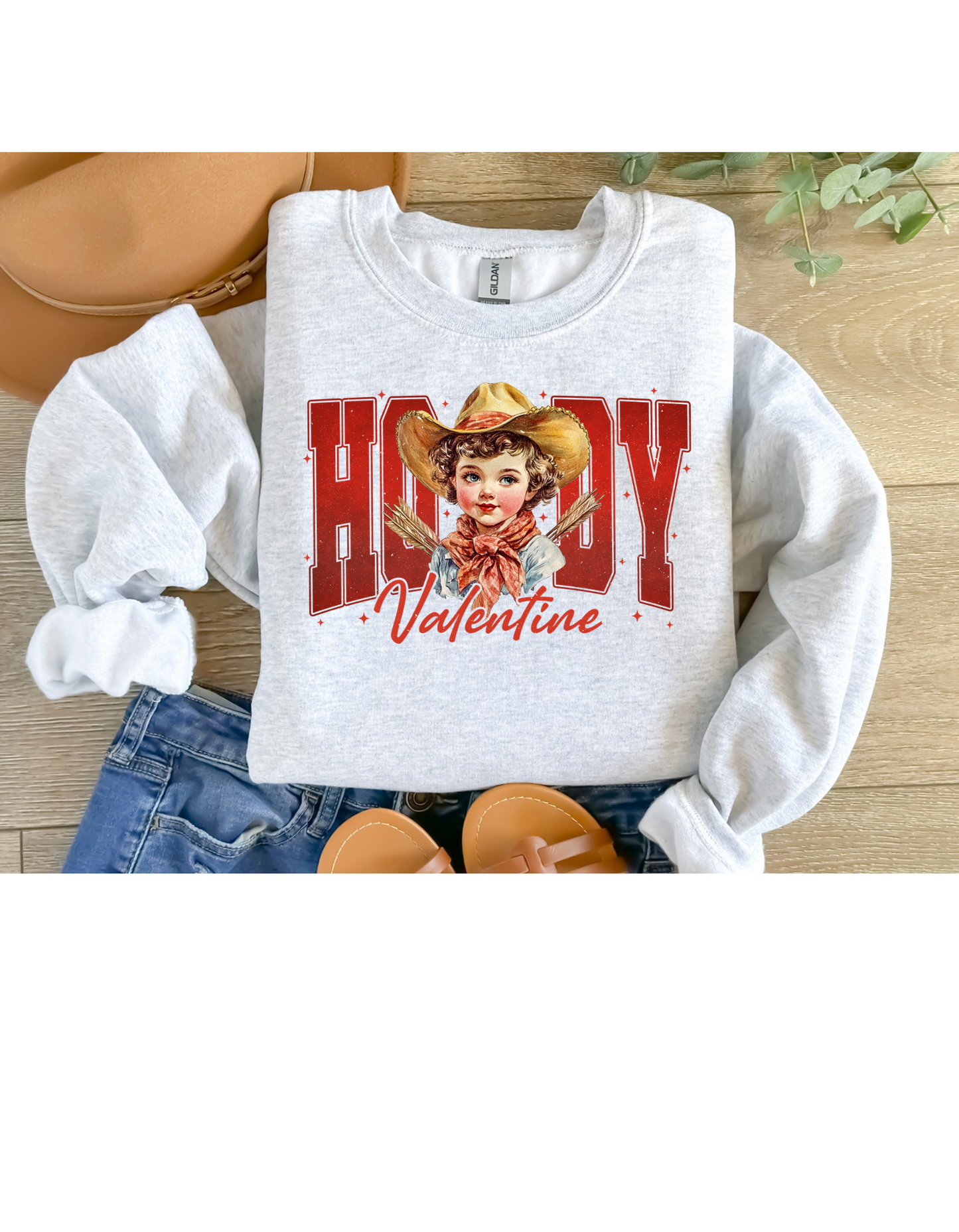 Howdy valentine crewneck