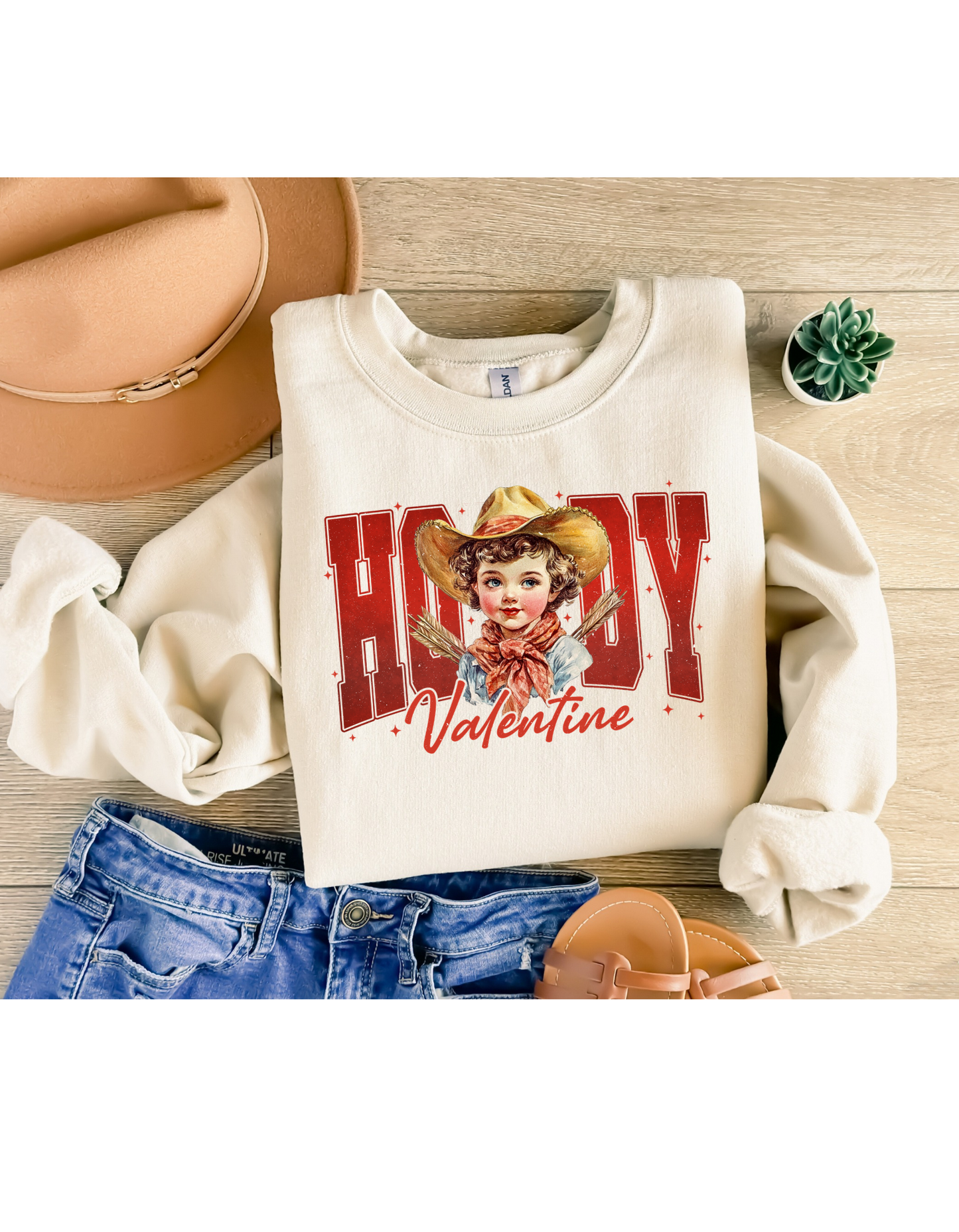 Howdy valentine crewneck