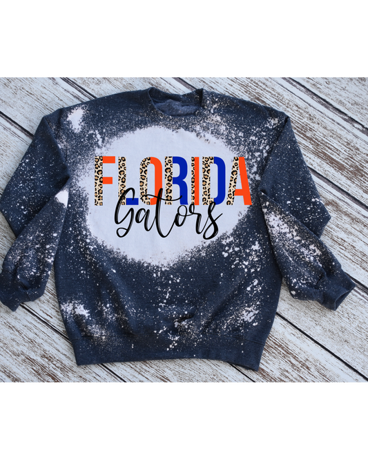 Gators bleached crewneck sweatshirt