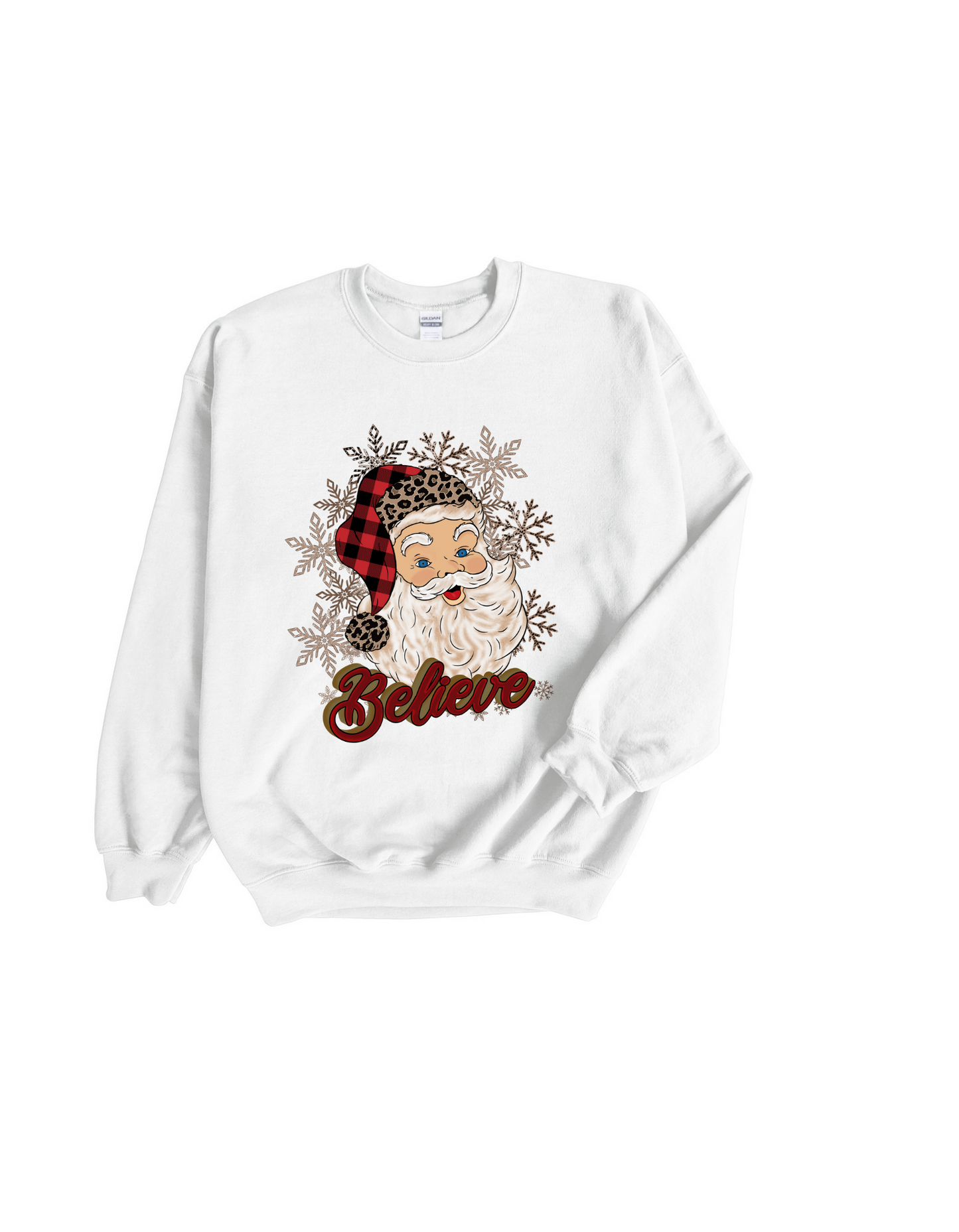 Santa believe crewneck sweatshirt