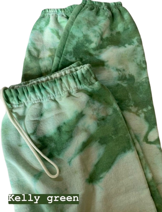 Tie dye sweatpants joggers - 4 little hearts